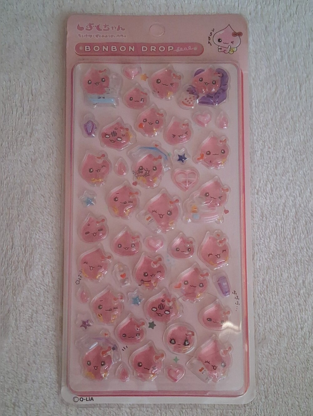 Bonbon Drop 3D Puffy Sricker Sheet